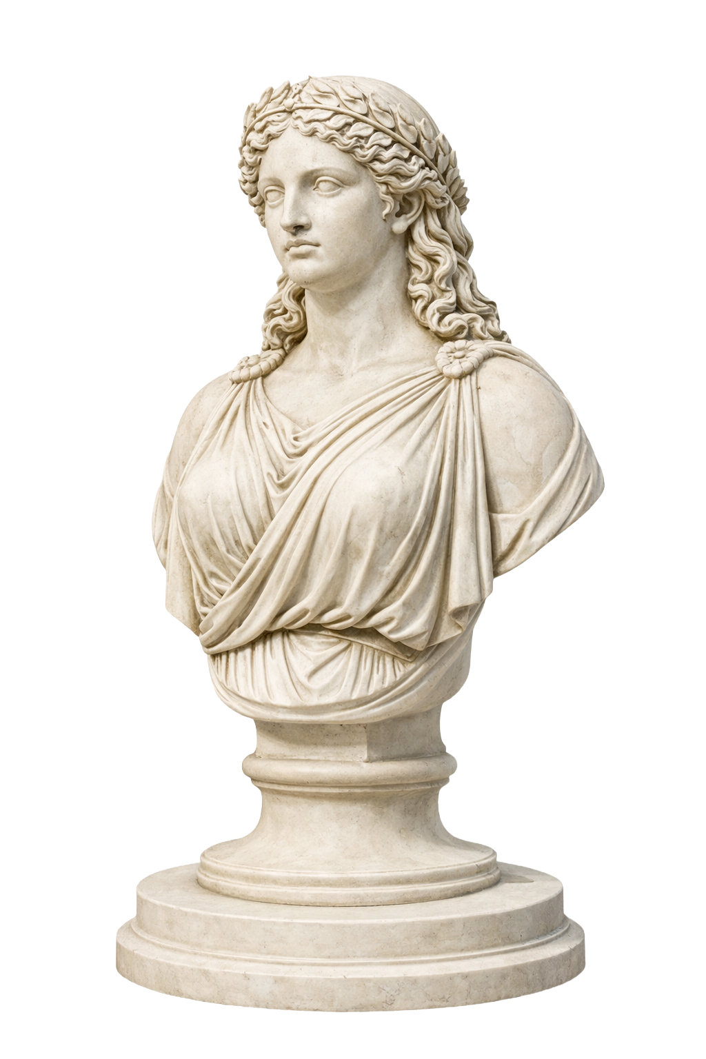 Aletheia, Greek goddess of truth — marble bust